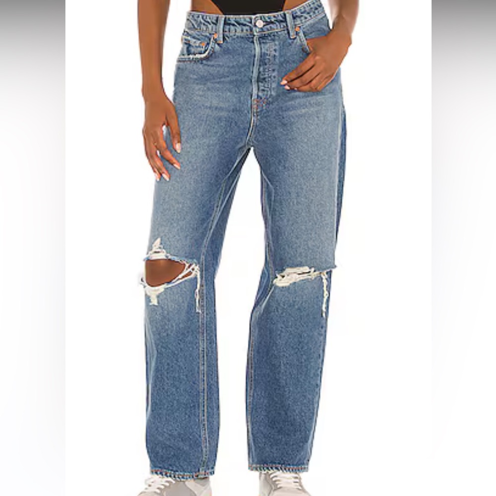 GRLFRND The Amanda Mid Rise Straight in Abbot Kinney Size 24